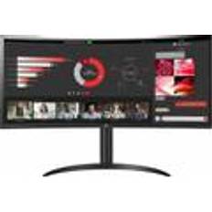 LG 34" curved skärm 34WR55QC 3440x1440 IPS, 100hz, 1ms, 1000:1, HDR10, HDMI/DP/USB-C(65w)