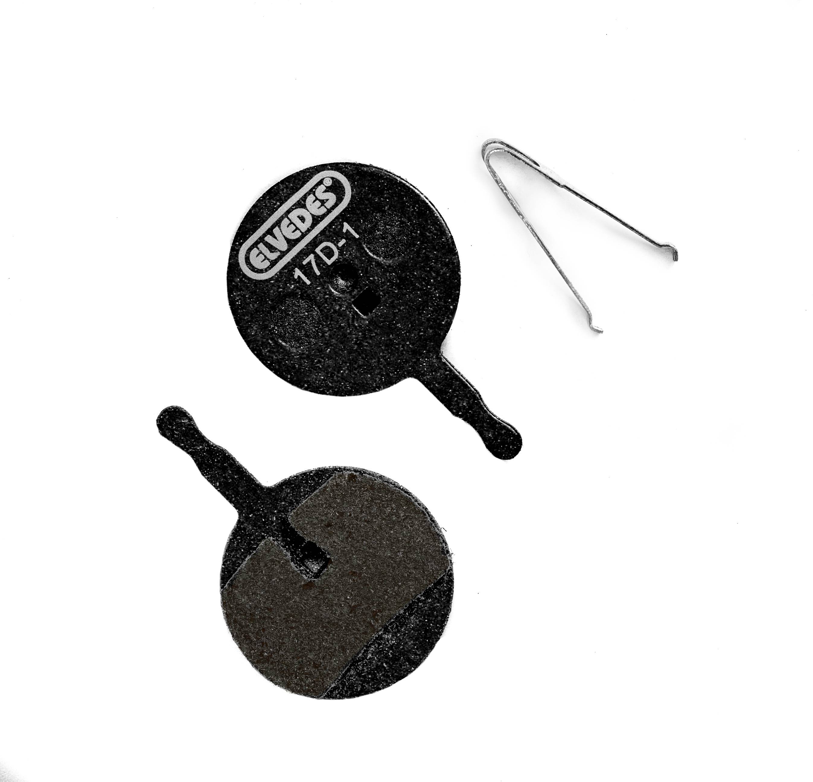 Elvedes skivebremseklods Assess, Avid, Promax metallisk carbon