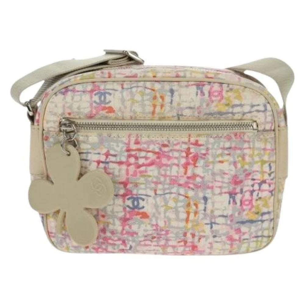 Chanel Vintage Pre-owned Vintage Cross Body Taske - Vintage - Dame - Flerfarvet - ONE SIZE - Uld