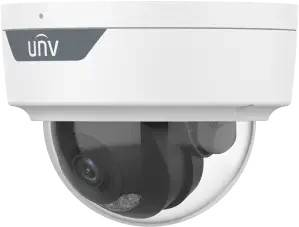 Uniview 8 MP dome kamera med Dual Light, mikrofon og AI-analyse