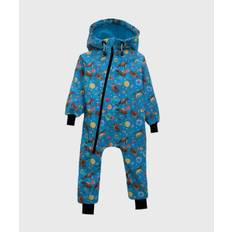 Waterproof Softshell Overall Comfy Ocean Turtles Jumpsuit