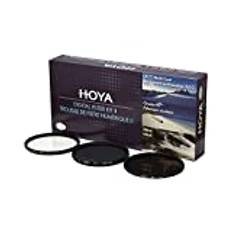 Hoya Digital Filter Kit (77mm) inkl Cirkular Polfilter/ND-Filter (NDx8)/HMC-C, UV-Filter