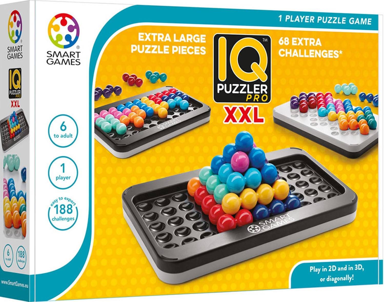 SmartGames IQ Games IQ Puzzler Pro XXL