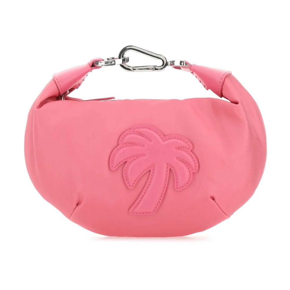 Palm Angels Big Palm Håndtaske - Tasker - Dame - Lyserød - ONE SIZE - Bomuld