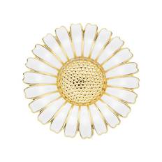 Forgyldt marguerit 43 mm broche