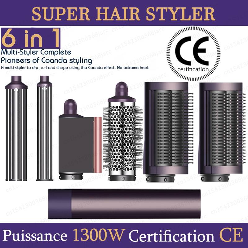 SenCiciMen X9 Multi Hair Styler Curling Iron Hair Hot Air Brush Curling Barrel Hair Dryer Salon Professional Curly Hair Styler
