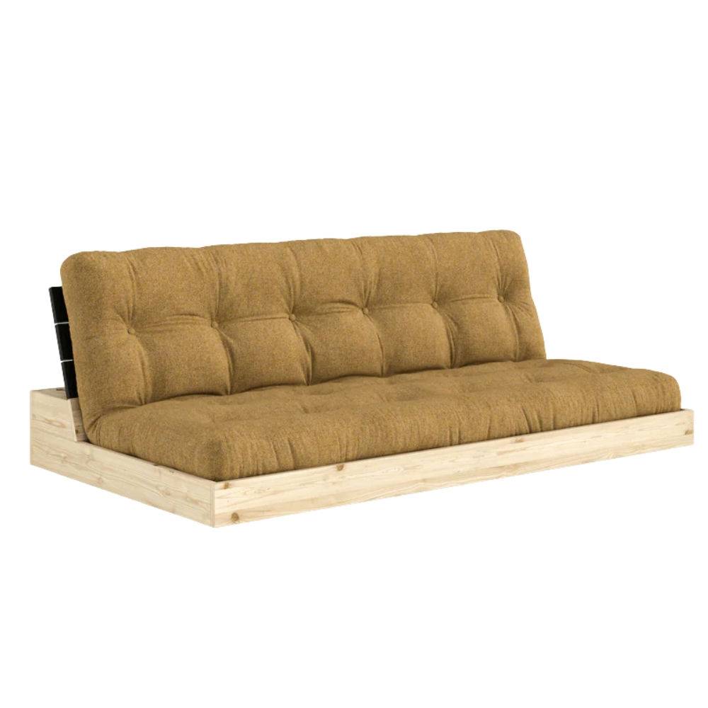 Karup Design Base Bäddsoffa  Golden Ochre 643 Black Lacquered 402