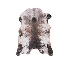 Western Immiteret Skind Tæppe- 525 Sølv/Sort/Brun - 130x170 / Antracit/Creme