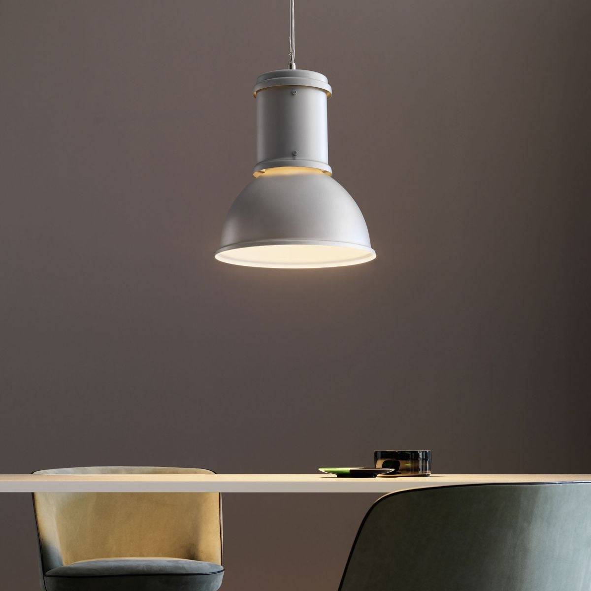 Lampara aluminium pendel fontana arte - Hvid