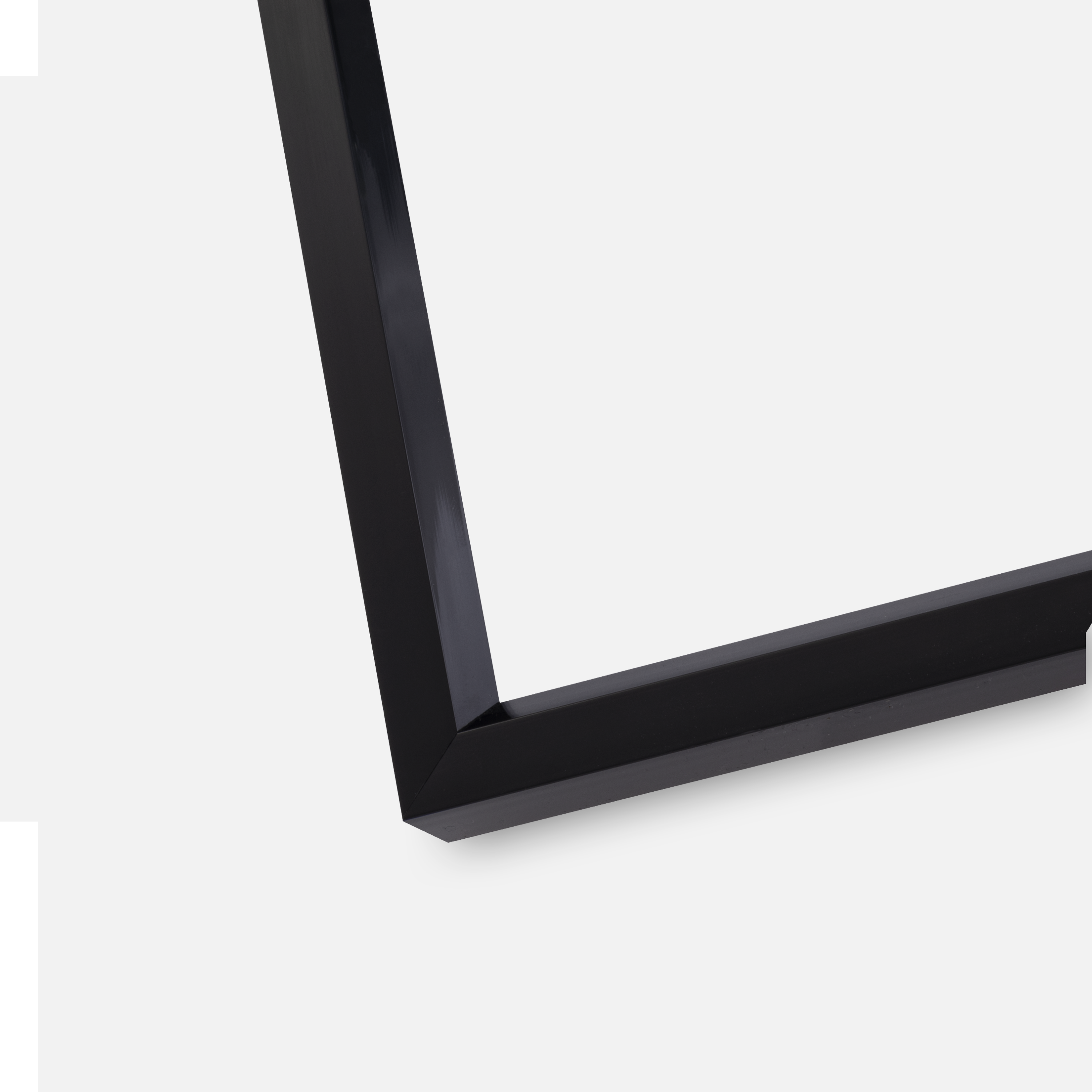 Ram Steel Style Glas Svart 13x18 cm