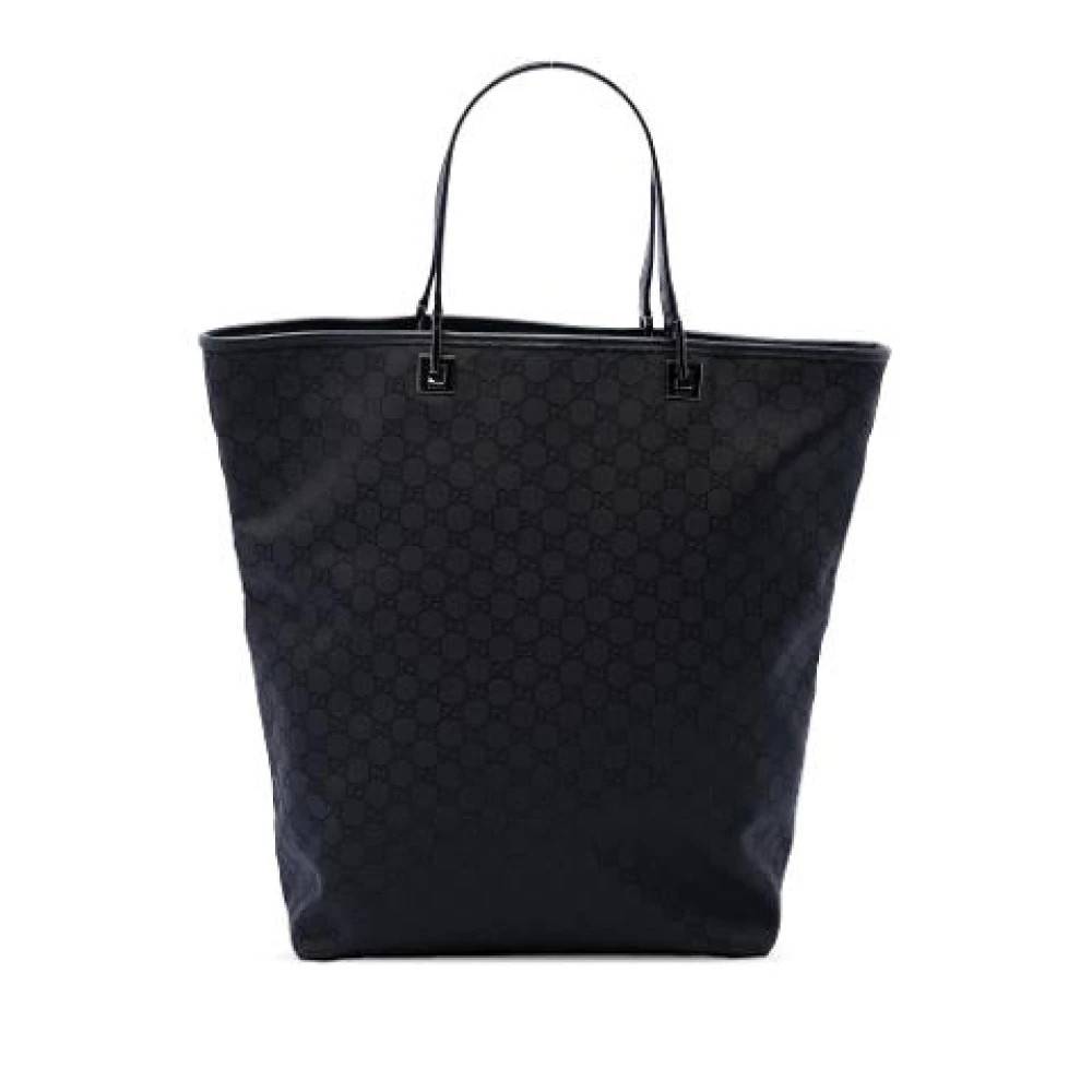 Gucci Vintage - Pre-owned Canvas Tote Vintage - Dam - ONE Size - Läder
