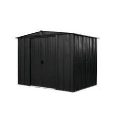 Spacemaker 5x4 redskabsrum i grå metal 122 x 151 x 198 cm
