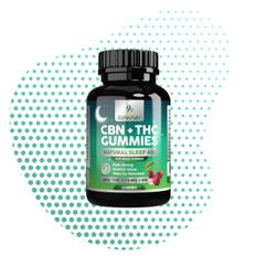 CanaPuff CBN+THC - Vingummi Cherry, 10-bitar (NYHET!)