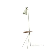 Cone Golvlampa med bord Warm white - Vit