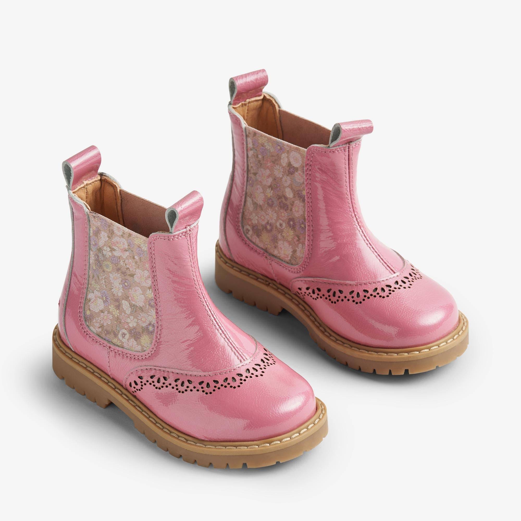 WHEAT® - Champ Chelsea Støvle - pink - Str 33.