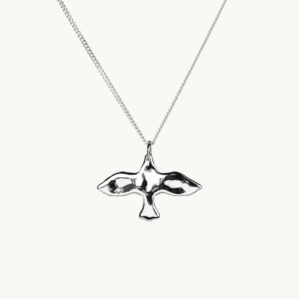 Emma Israelsson - Halsband Duva Organic Liten Silver