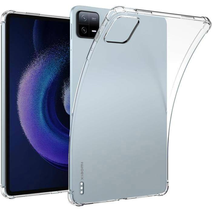 Case for Xiaomi Pad 6 / Pad 6 Pro - Phonillico - Shockproof - Soft Silicone - Transparent - 11 inches transparent