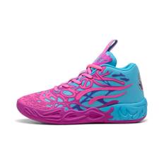 Puma MB.04 Iridescent Hornets Basketball Shoes Kids, Pink, Size 29, Shoes - Poison Pink - 29