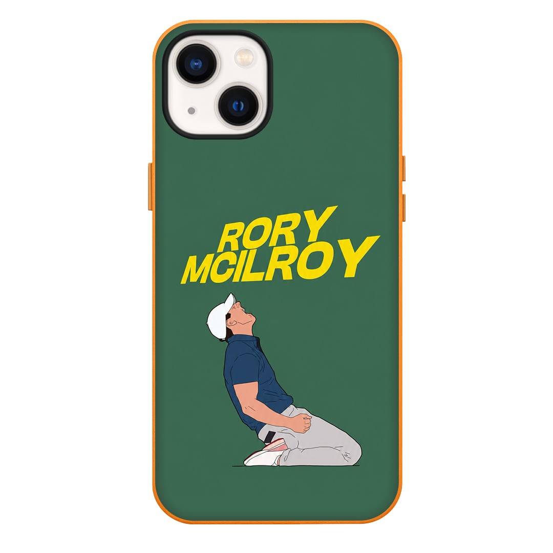 Golf Rory McIlroy Phone Case For iPhone Samsung Galaxy Pixel OnePlus Vivo Xiaomi Asus Sony Motorola Nokia - Rory McIlroy Iconic Celebration Vector Art Poster.