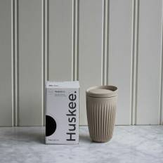 Take away mugg beige, HuskeeCup, stor