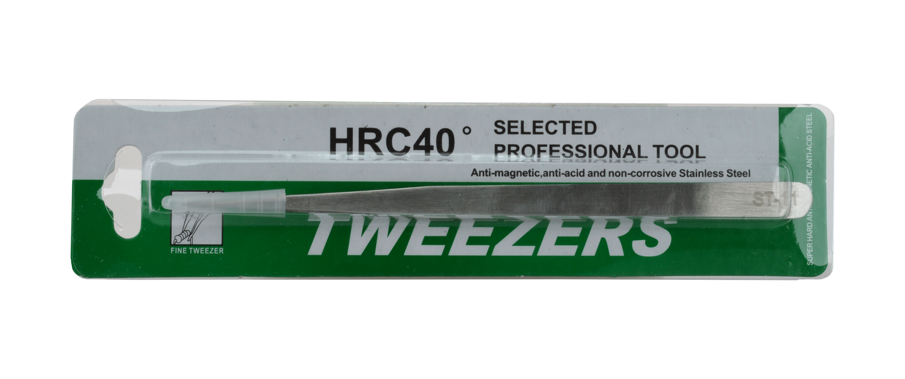 Rustfrit Stål Tweezers - Straight
