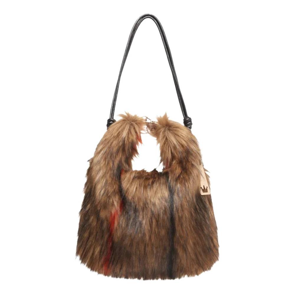 La MILANESA Alva Bucket Bag - Tasker - Dame - Brun - ONE SIZE - Uld