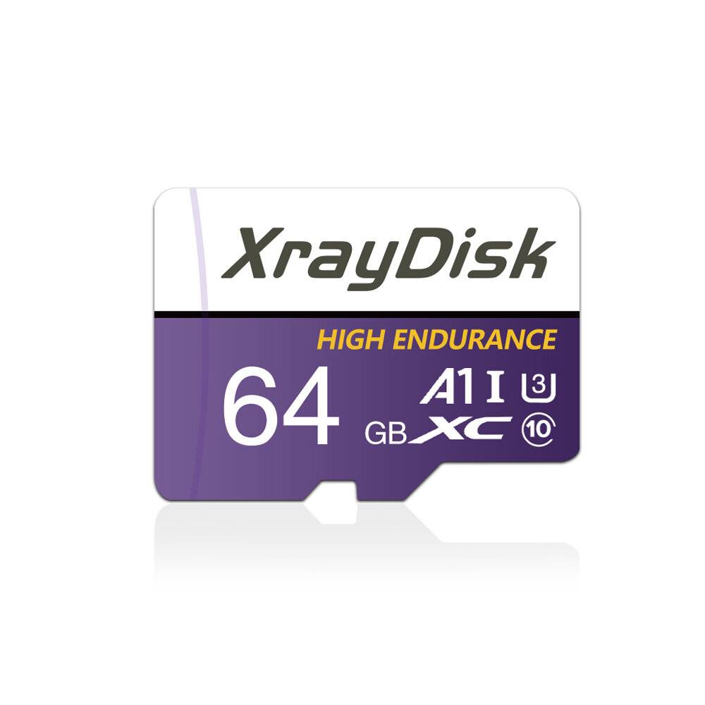 Xraydisk Klass 10 Hög hastighet TF-minneskort 32GB 64GB 128GB Micro SD-kort Flash-kort Smart-kort för kamera telefon Mon