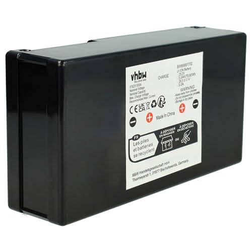 vhbw batteri kompatibel med Stiga Autoclip 228, 291860, 291859, 228s, 291856, 45085, 230S, 291861, 45086 gräsklippare (3 000 mAh, 25,2 V, Li-Ion)