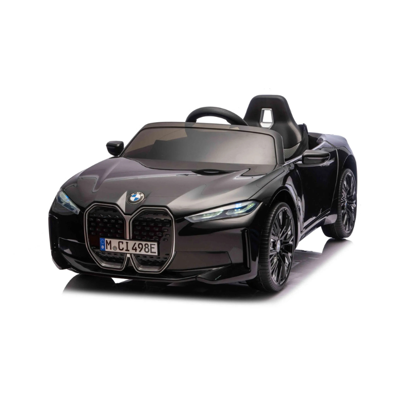 BMW i4 Elbil til Børn 12V Sort med Fjernbetjening