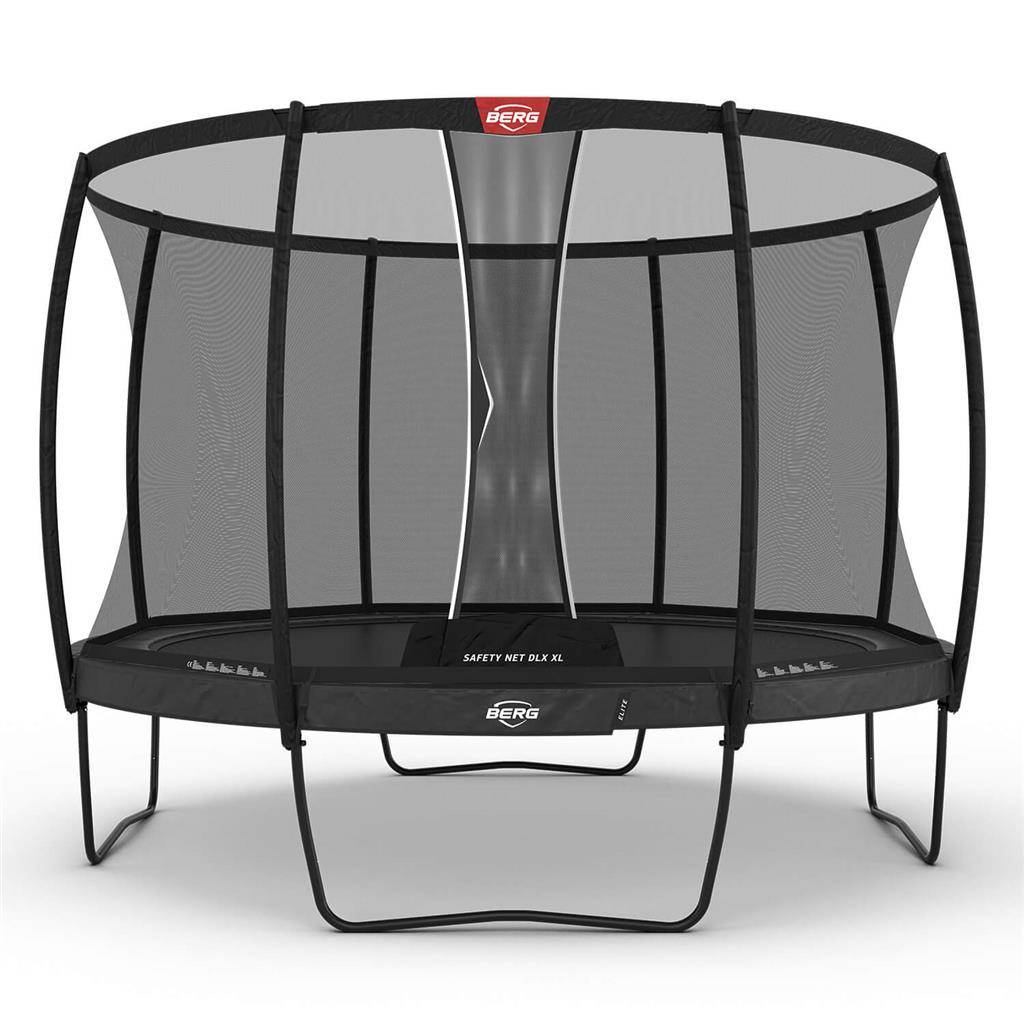 Studsmatta BERG Elite Grey 430 Air Flow PRO + skyddsnät DLX XL