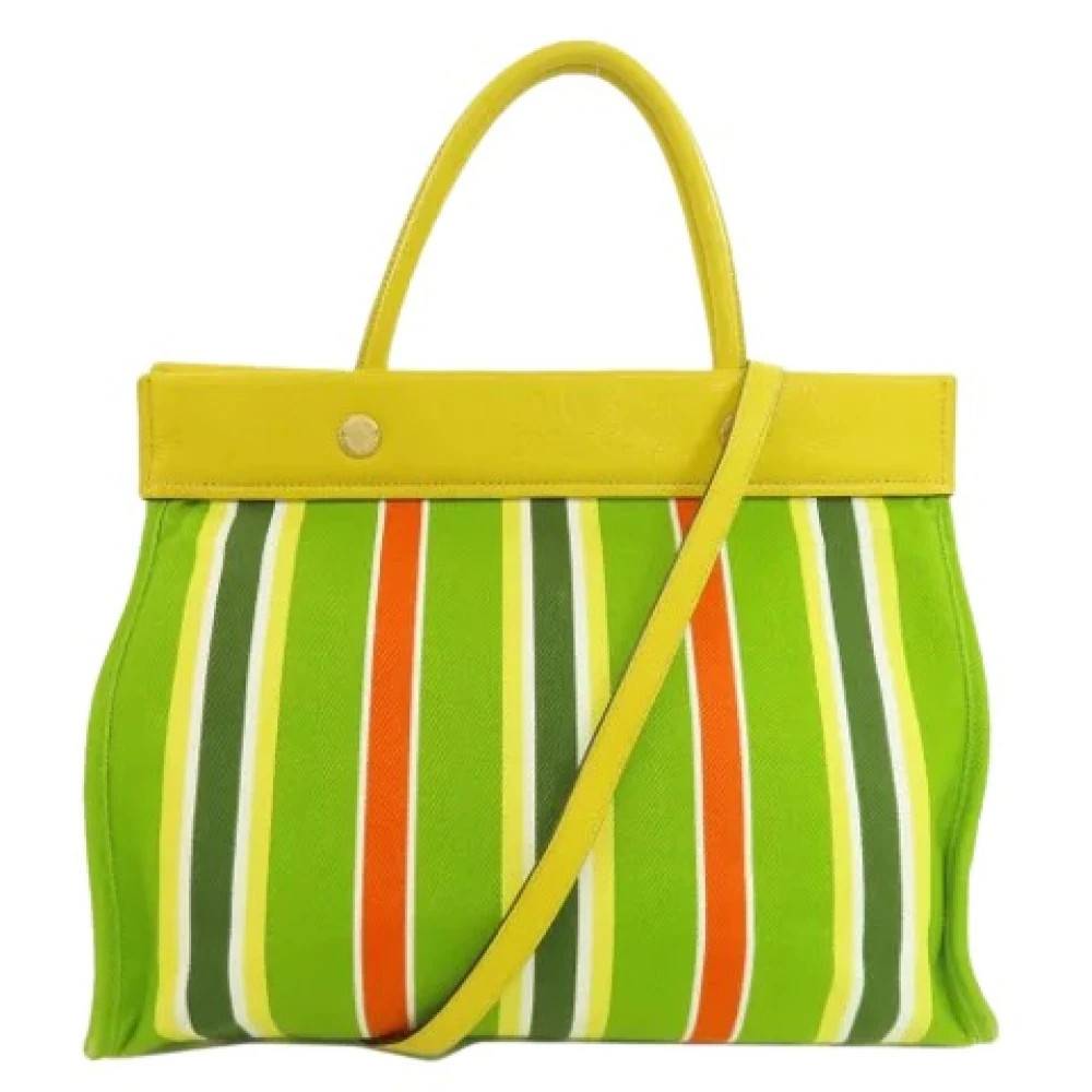 Miu Miu Pre-owned Pre-owned Tote bag - Vintage - Dame - Flerfarvet - ONE SIZE - Uld