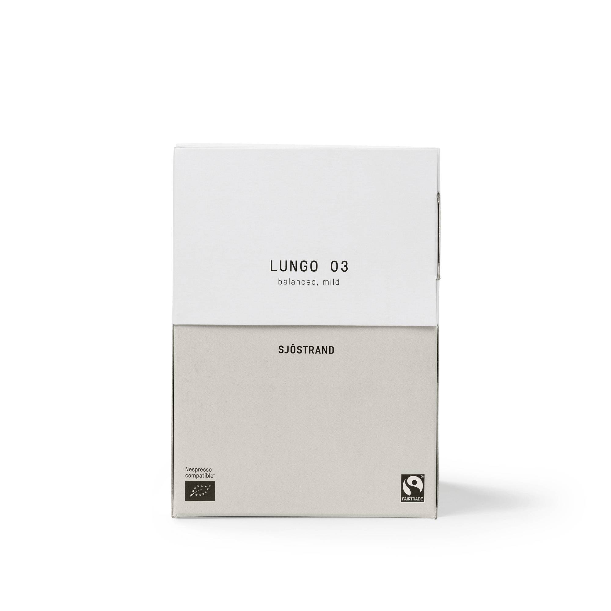 Sjöstrand Coffee - You, Me, Lungo kaffekapslar 100-pack - Tillbehör till köksmaskiner - Vit - Papper