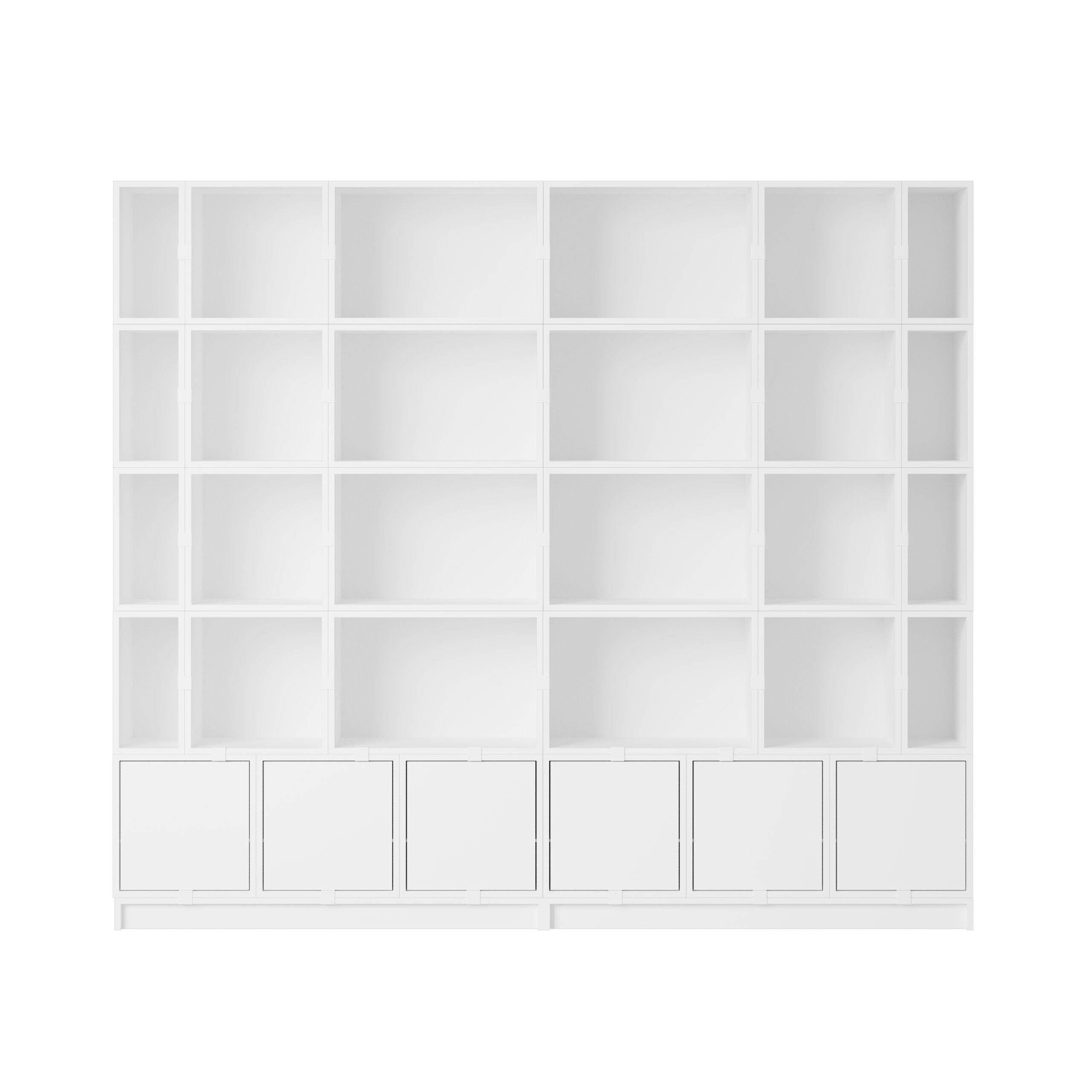 MUUTO - Stacked Opbevaringssystem Bogreol 1, Hvid