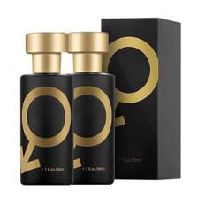 Cologne for Men Parfum,2Stück Perfume für Männer,Lu Her Parfüm Spray,um Frauen anzuziehen,romantisches Glitzer-Parfüm Parfüm Spray für Herren