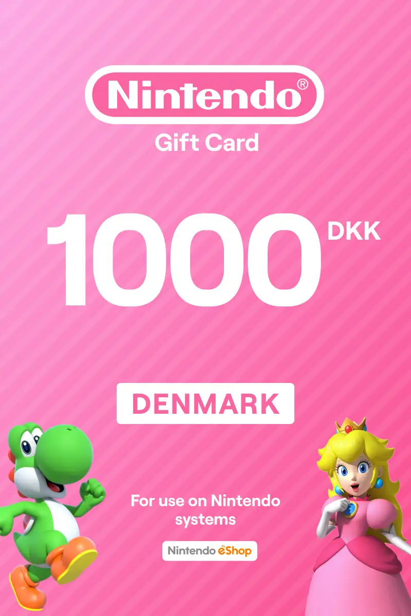 Nintendo eShop 1000 DKK Gift Card (DK) - Digital Code.