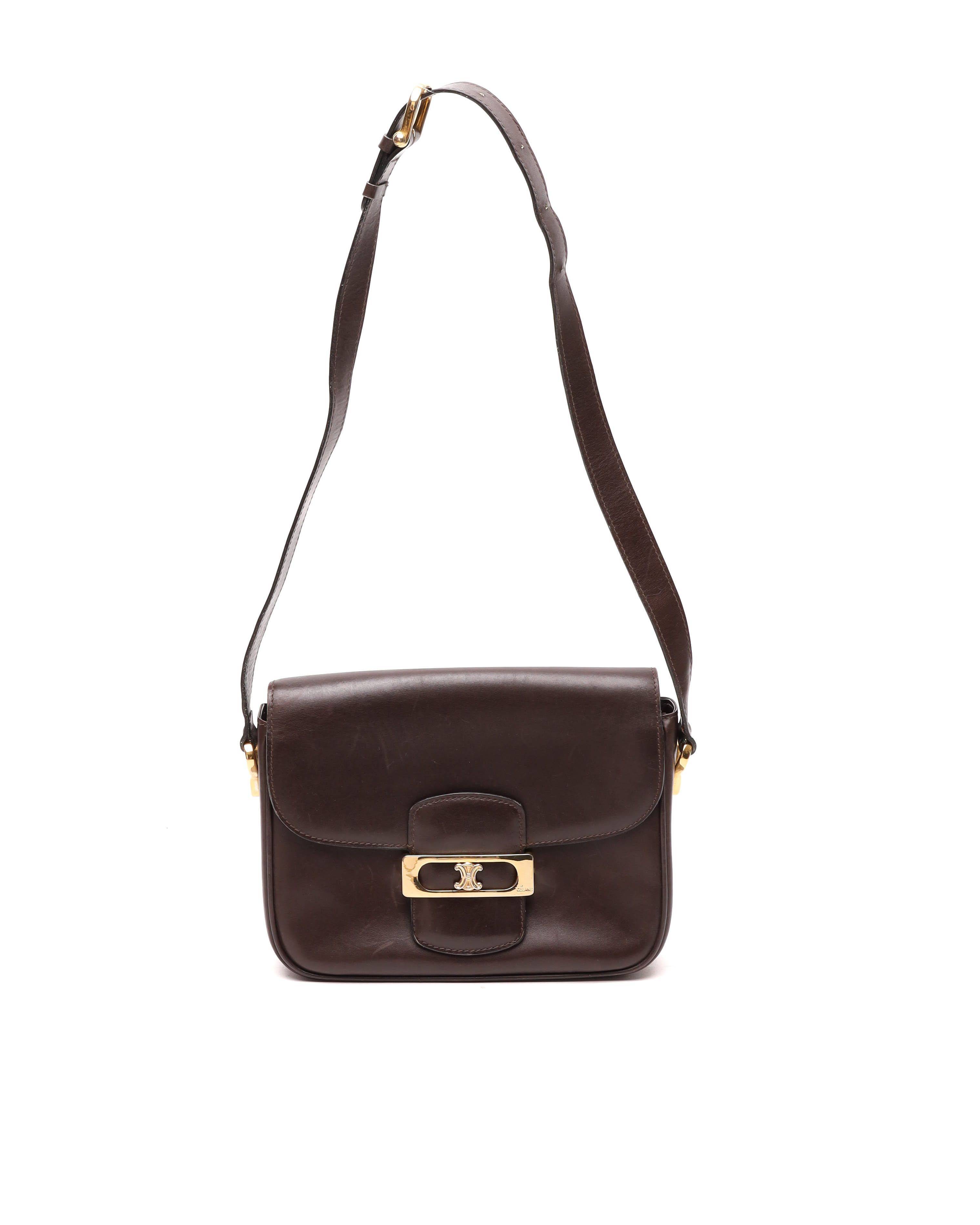 CÃ©line Triomphe Bag - Brown - One Size