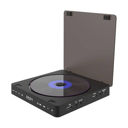 DVD-spelare för TV, HD 1080P bärbar CD VCD Hifi Stereo Video-spelare Fungerar för projektor med HDMI-kabel, fjärrkontroll och USB-ingång