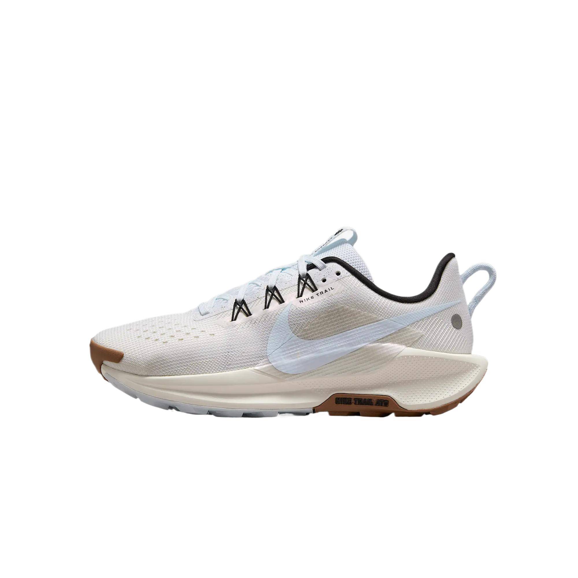 Nike Pegasus Trail 5 Låga Löparskor Dam Metallisk Silver Sneakers DV3865-103 44.5 metallisk silverfärg