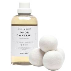 Steamery Odor Control Vaskemiddel 750 Ml + Tumble Dryer Balls - Rengøringsmidler og tilbehør Uld Hvid - 307441 + 327297