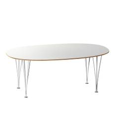 Bruno Mathsson - Mi 306 Superellips Matbord - Vit laminat - Spiseborde - Bruno Mathsson - Hvid - Laminat