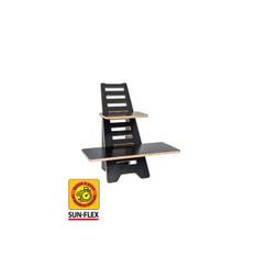 Bord SUN-FLEX Easydesk Rise svart