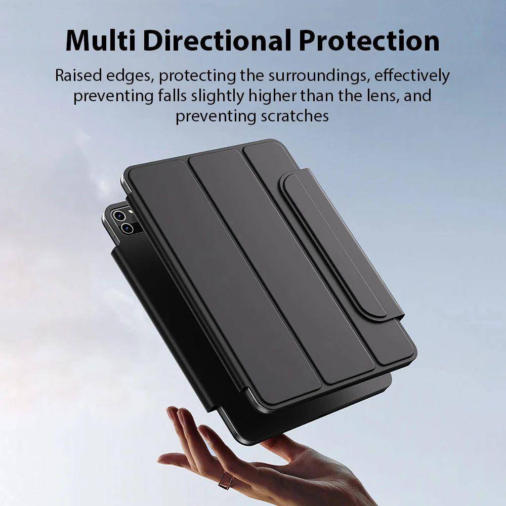 Magnetic Smart Tablet Case for New iPad A16 11th Pro M5 Air 8 13 11 12.9  7 6 5 4 10th Generation M3 M2 M4 Buckle Split Cover