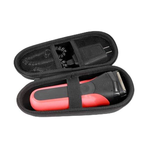 lvifloae Braun 3010s7 Series 9 Series Universal Razor Organizer Portabelt förvaringsfodral Hårt reseskydd Rymligt, lätt och bärbart svartfodrat