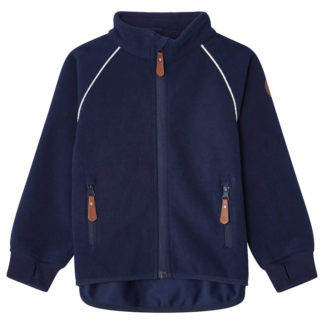 Kuling Livigno Vindfleecejacka Navy 86 cm Marinblå 86 cm Pojkar, Flickor
