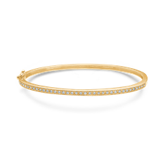 Poetry armring, 14 kt. rødguld - Large