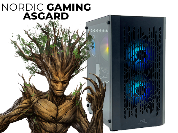 Nordic Gaming Asgard Yggdrasil V7 Gaming PC | i5 16GB RTX 5060 1TB --> I lager, forväntat leveransdatum hos dig 26-02-2026