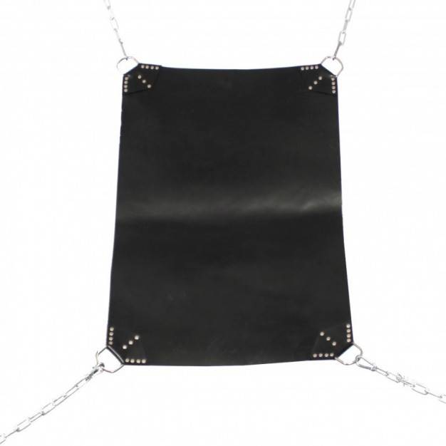 Cockpik 4-Point Leather BDSM Sling, support sling for BDSM swings