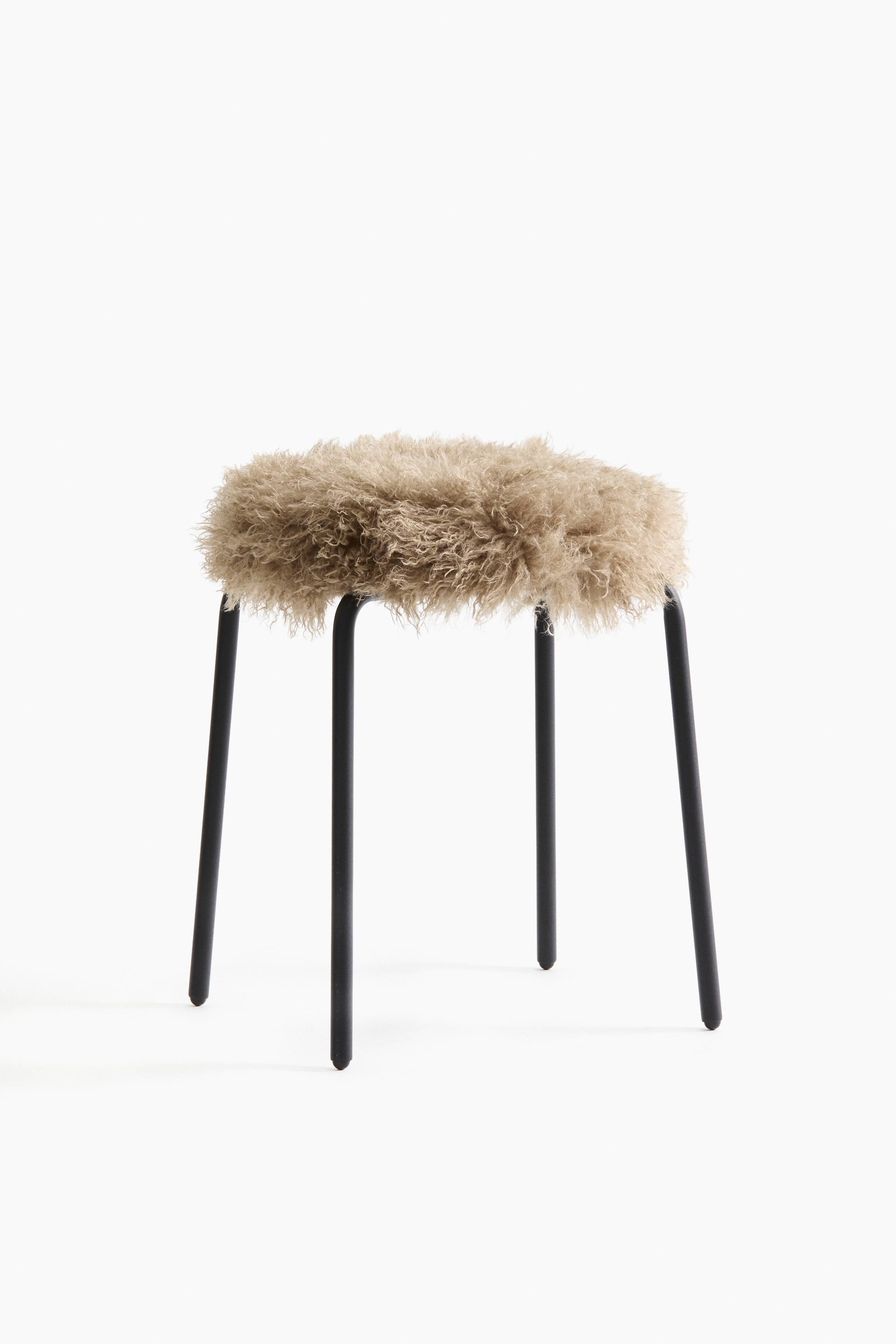 H&M Home - Lurvig pall - Mörkbeige (one size)