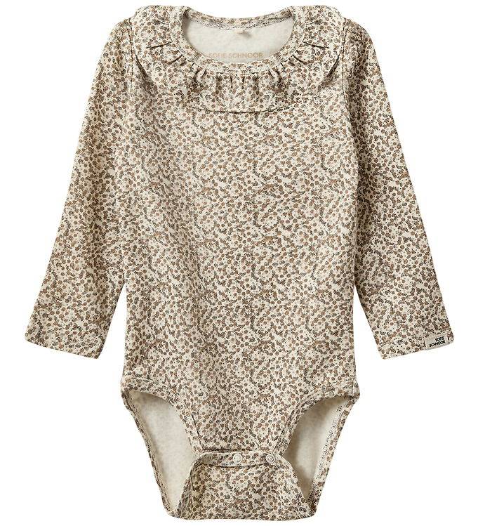 Sofie Schnoor Body l/æ - Bomuld/Viskose - DicteKB - Off White AO - Sofie Schnoor - 1 år (80) - Body L/Æ