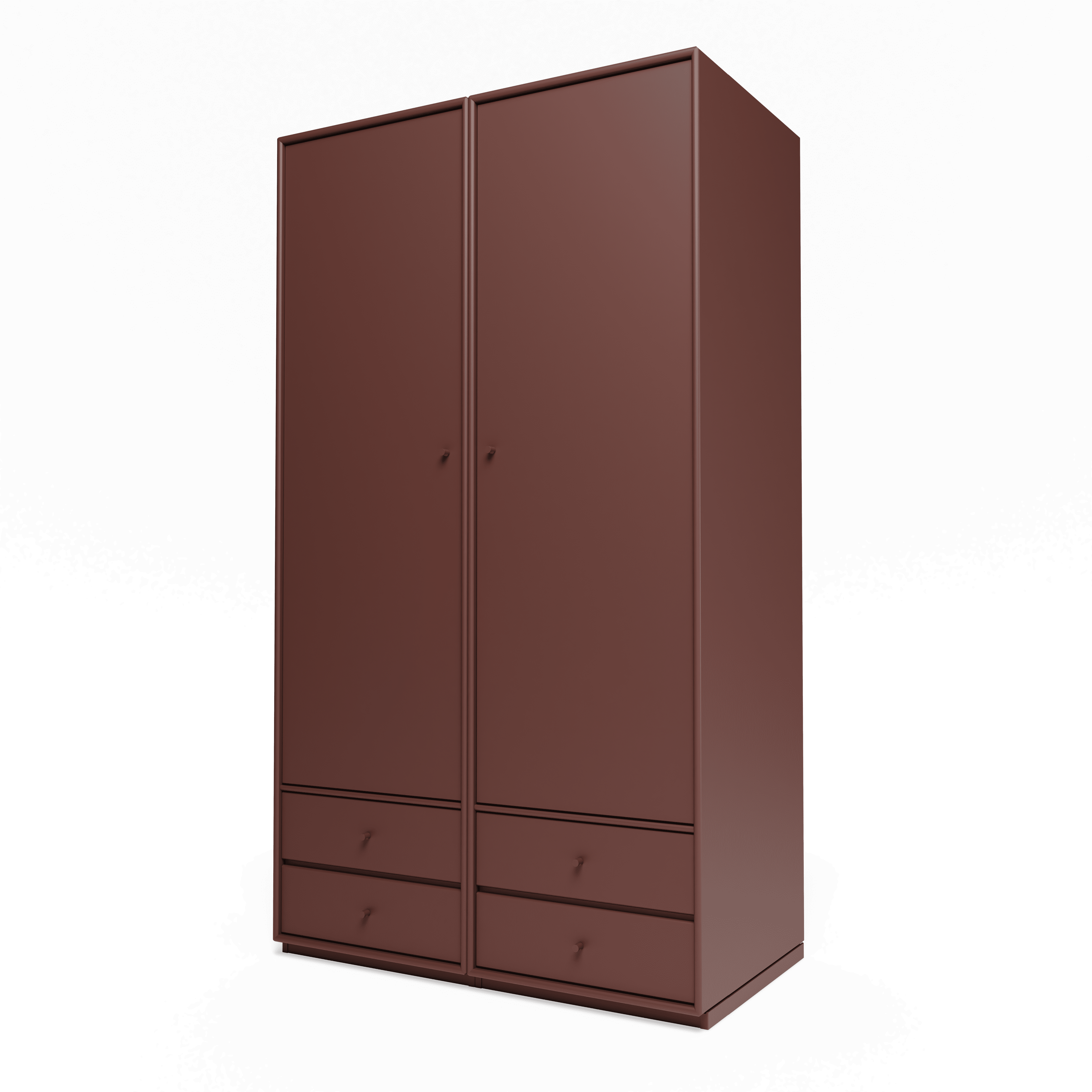 Attire IV garderobe, inkl. sokkel 3 cm fra Montana Masala - Jacobsen Plus